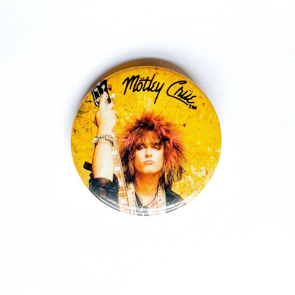 ‘87 Nikki Sixx Motley Crüe Pin